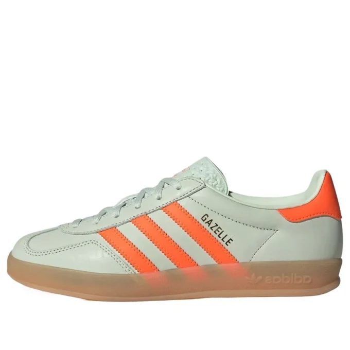 Adidas Gazelle Indoor “Linen Green Solar Orange”