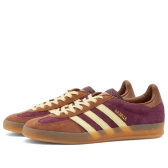 Adidas Gazelle Indoor “Maroon Almost Yellow”