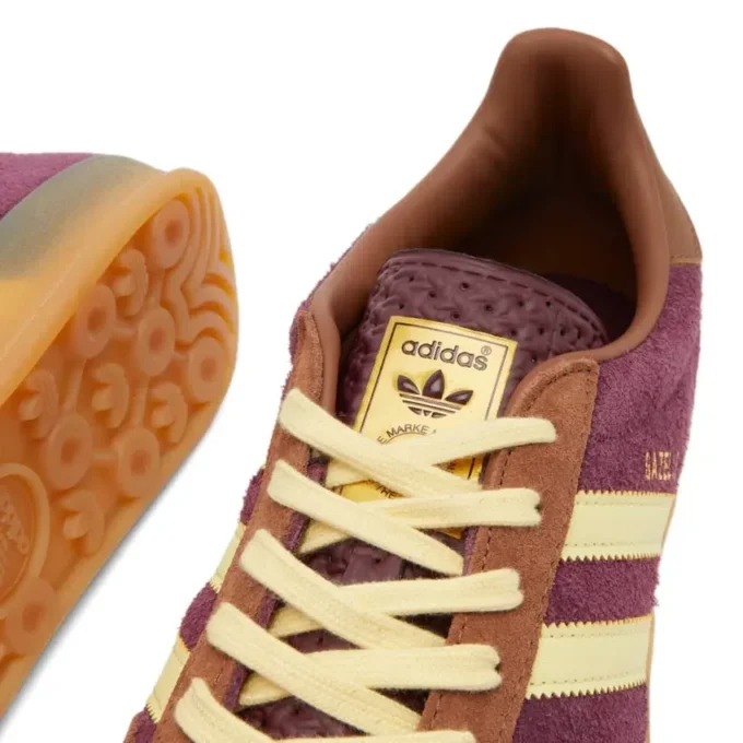 Adidas Gazelle Indoor “Maroon Almost Yellow”