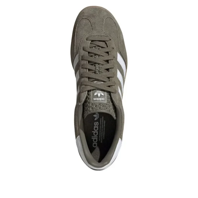 Adidas Gazelle Indoor “Olive Strata Cloud White”