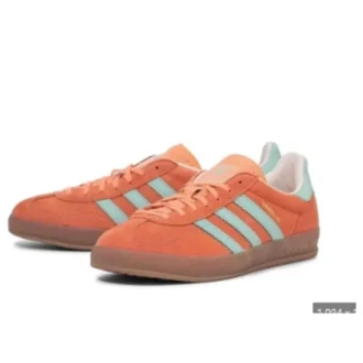 Adidas Gazelle Indoor “Orange Green Tan”