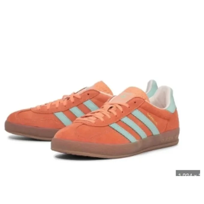 Adidas Gazelle Indoor “Orange Green Tan”