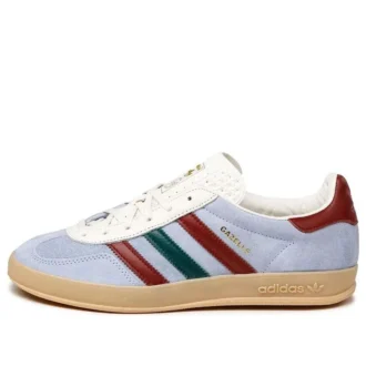 Adidas Gazelle indoor schoenen “Blue Dawn Collegiate Burgundy”
