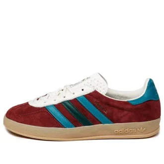 Adidas Gazelle indoor schoenen “Burgundy Arctic Fusion Collegiate Green”