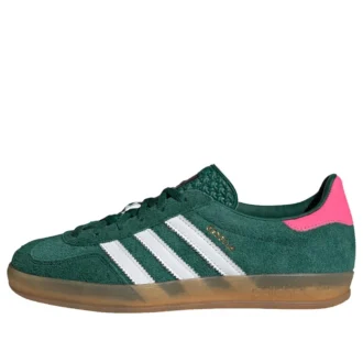 Adidas Gazelle Indoor-schoenen “Collegiate Green Pink”