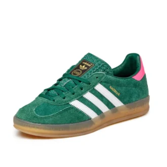 Adidas Gazelle Indoor-schoenen “Collegiate Green Pink”