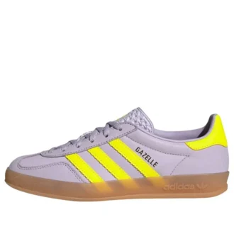Adidas Gazelle Indoor “Silver Dawn Solar Yellow”