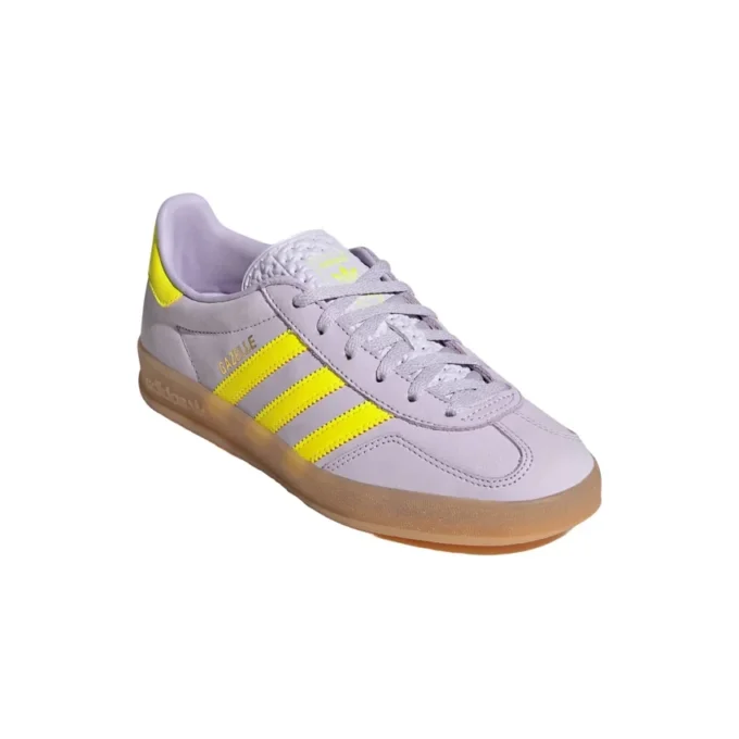 Adidas Gazelle Indoor “Silver Dawn Solar Yellow”