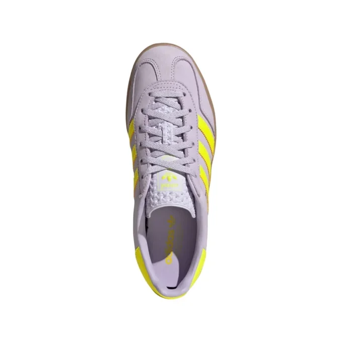Adidas Gazelle Indoor “Silver Dawn Solar Yellow”