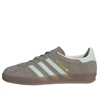 Adidas Gazelle Indoor “Silver Pebble Linen Green Gum”