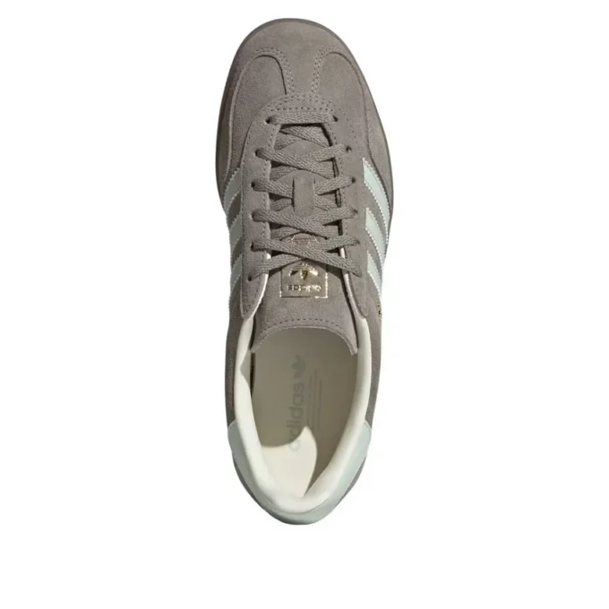 Adidas Gazelle Indoor “Silver Pebble Linen Green Gum”