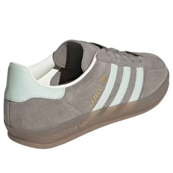Adidas Gazelle Indoor “Silver Pebble Linen Green Gum”