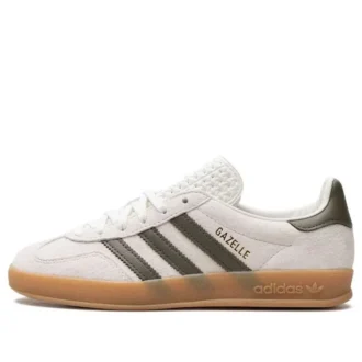 Adidas Gazelle Indoor “White Olive Strata”