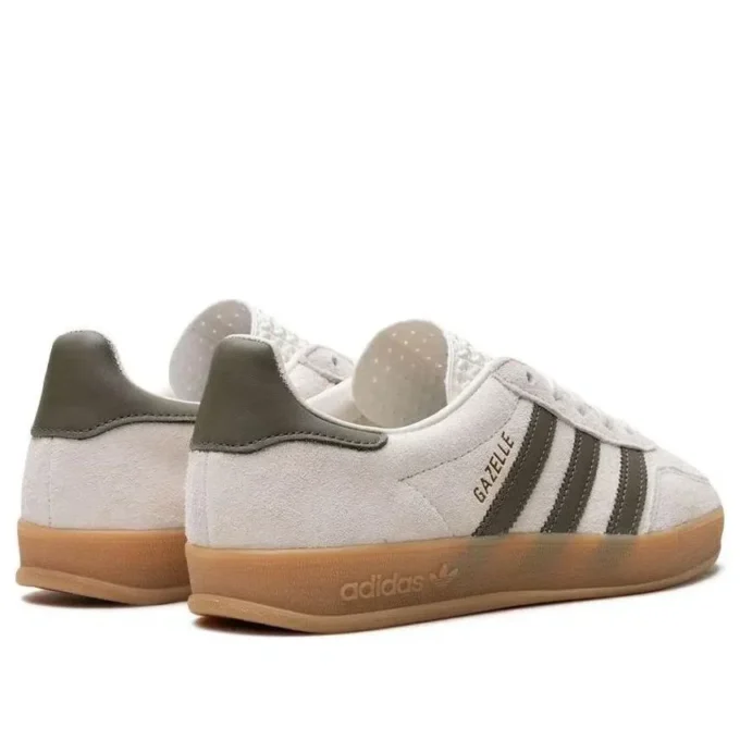 Adidas Gazelle Indoor “White Olive Strata”