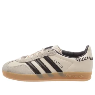 Adidas Gazelle Indoor “Wonder White Dark Brown Gum Four”