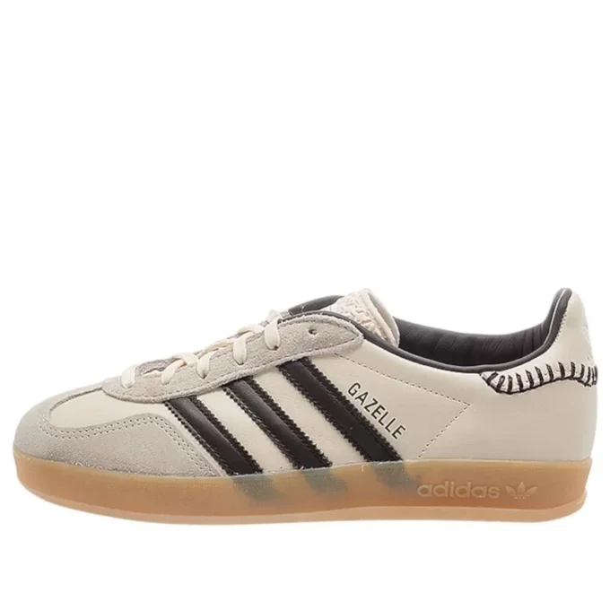 Adidas Gazelle Indoor “Wonder White Dark Brown Gum Four”