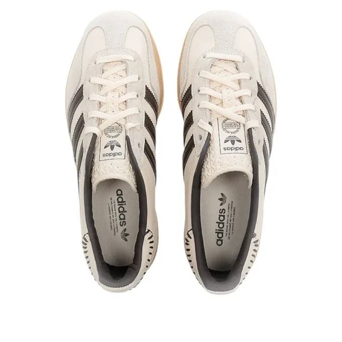 Adidas Gazelle Indoor “Wonder White Dark Brown Gum Four”