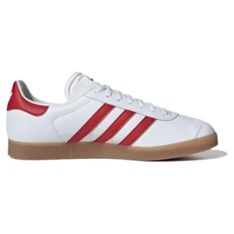 Adidas Gazelle Leather “White Red Gum”