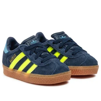 Adidas Gazelle “Night Indigo Solar Yellow”
