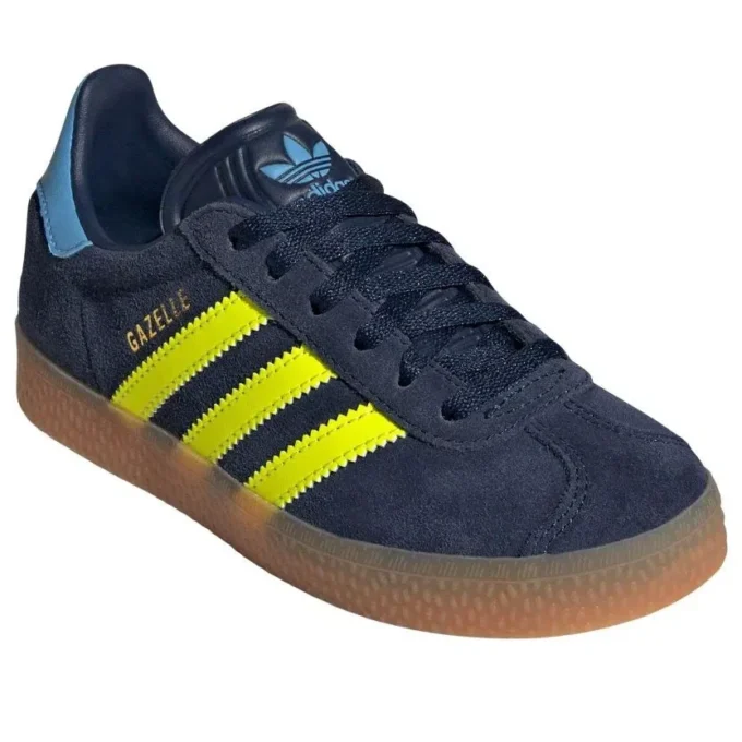Adidas Gazelle “Night Indigo Solar Yellow”