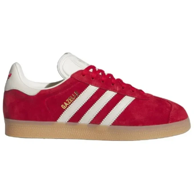 Adidas Gazelle “Scarlet Aluminum”