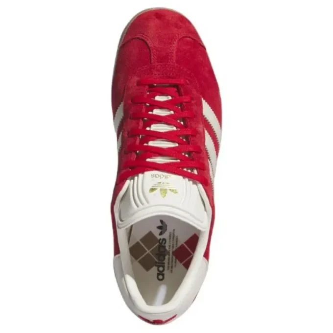 Adidas Gazelle “Scarlet Aluminum”