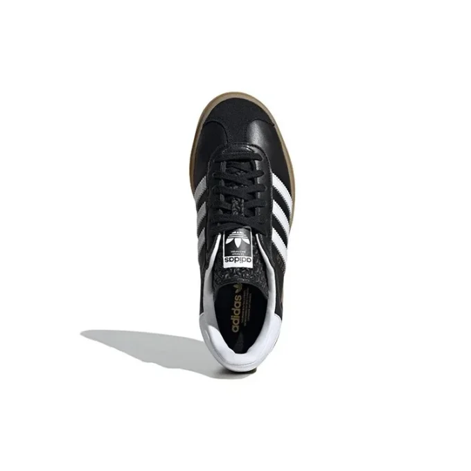 Adidas Gazelle-schoenen “Black White Gum”