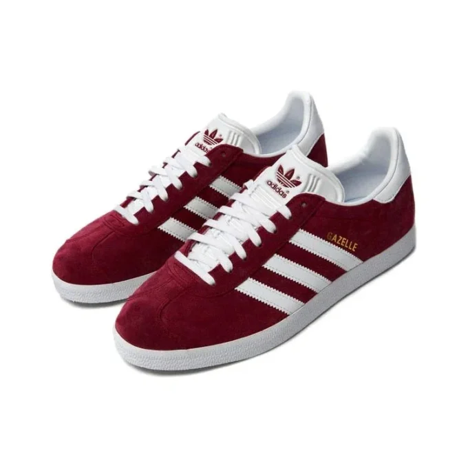 Adidas Gazelle-schoenen “Burgundy White” Adidas Gazelle-schoenen “Burgundy White”