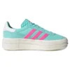 Adidas Gazelle-schoenen “Flash Aqua Lucid Pink”