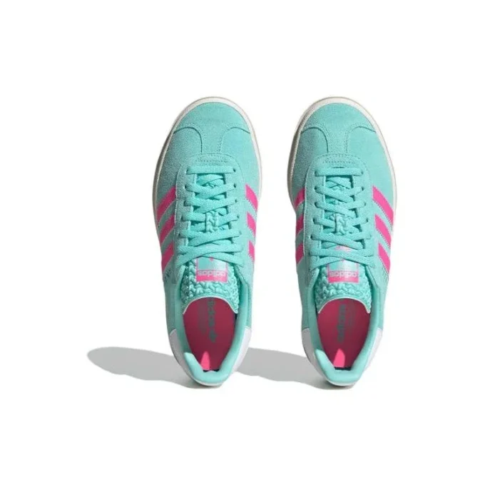 Adidas Gazelle-schoenen “Flash Aqua Lucid Pink”