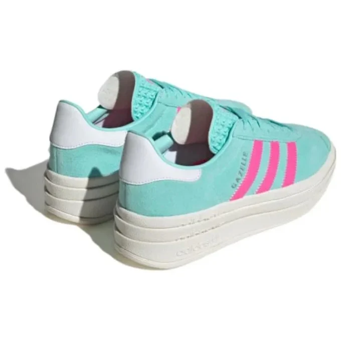 Adidas Gazelle-schoenen “Flash Aqua Lucid Pink”