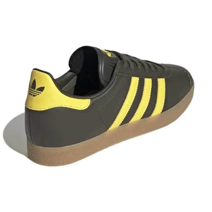 Adidas Gazelle-schoenen “Shadow Olive Impact Yellow”
