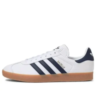 Adidas Gazelle-schoenen “White Navy Gum”