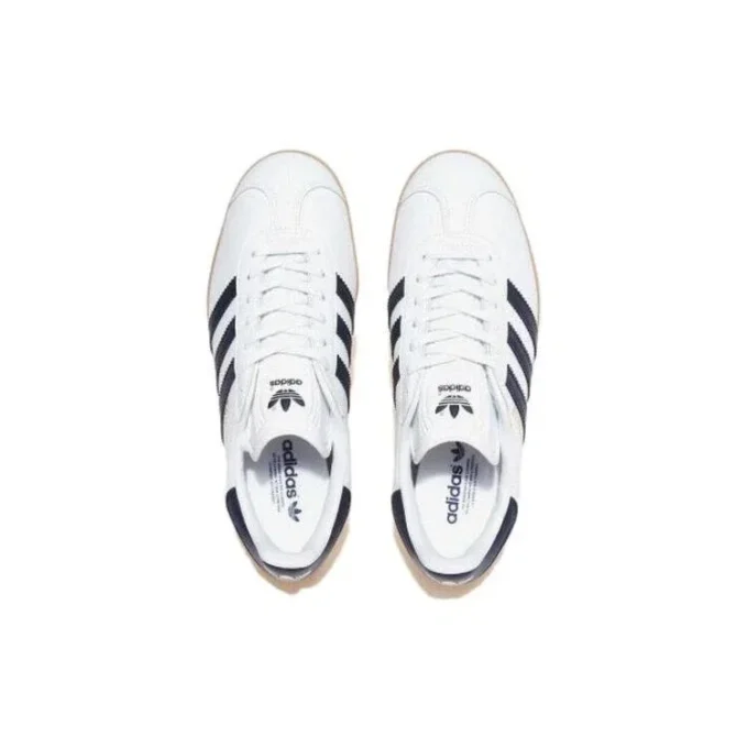 Adidas Gazelle-schoenen “White Navy Gum”
