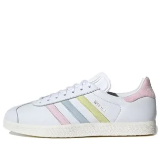 Adidas Gazelle-schoenen “Wit Geel Blauw Roze”