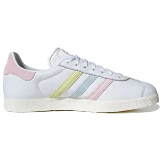 Adidas Gazelle-schoenen “Wit Geel Blauw Roze”