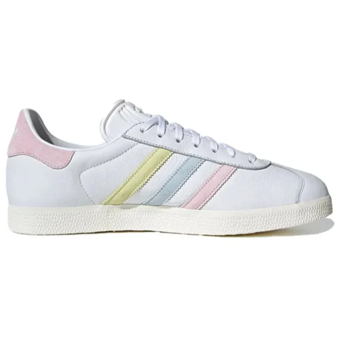 Adidas Gazelle-schoenen “Wit Geel Blauw Roze”