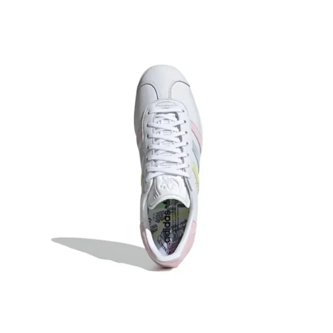 Adidas Gazelle-schoenen “Wit Geel Blauw Roze”
