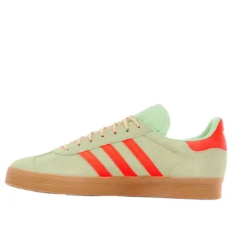 Adidas Gazelle “Semi Green Spark Solar Orange Gum”
