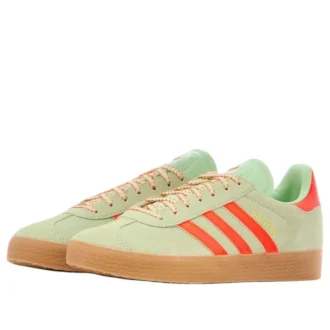 Adidas Gazelle “Semi Green Spark Solar Orange Gum”