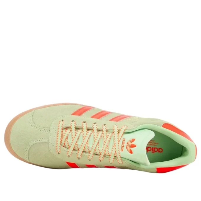 Adidas Gazelle “Semi Green Spark Solar Orange Gum”