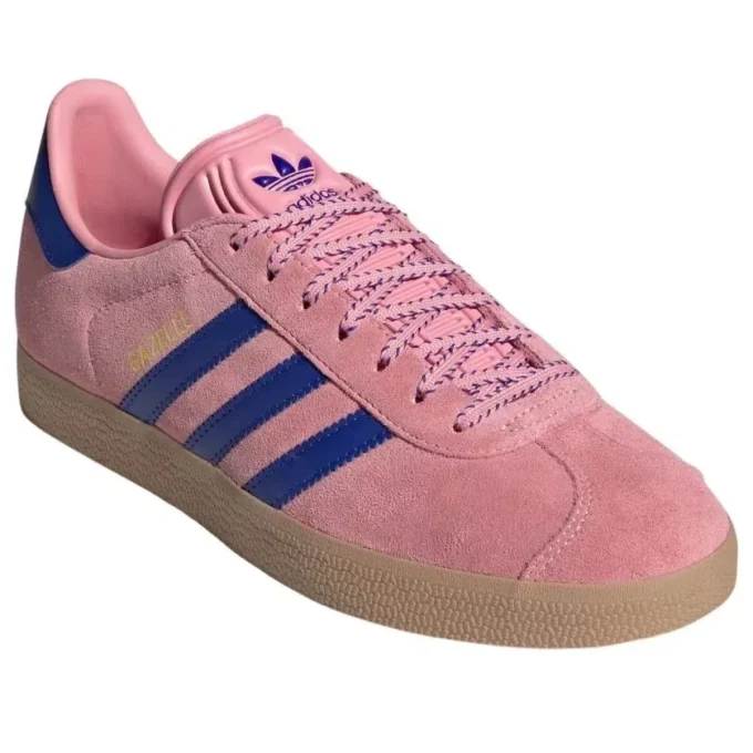 Adidas Gazelle “Semi Pink Spark Lucid Blue Pure Sulfur”