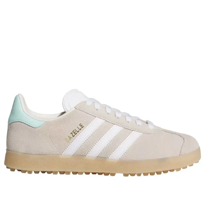 Adidas Gazelle Spikeless Golf “Chalk White Cloud White”