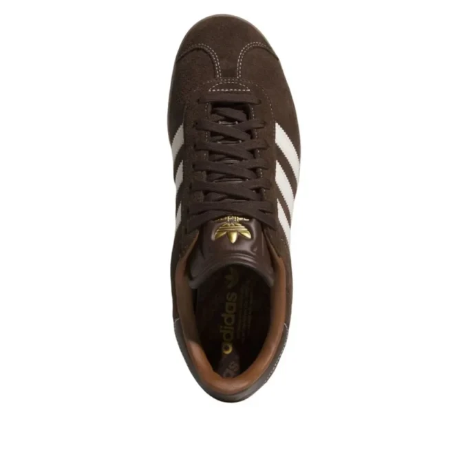 Adidas Gazelle Spikeless Golf “Dark Brown Chalk White”