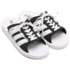 Adidas Gazelle strandteenslippers “Wit Zwart”
