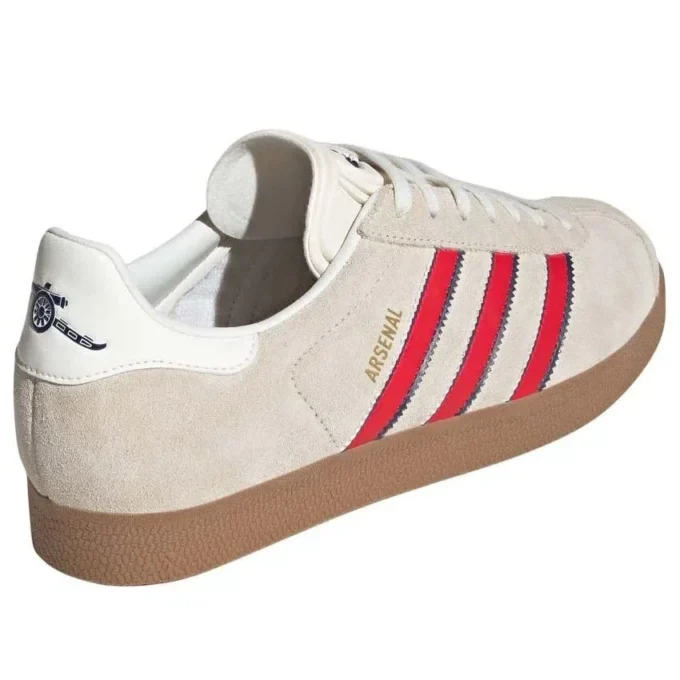 Adidas Gazelle Terrace Icons “Arsenal – Off-White Scarlet Gum”
