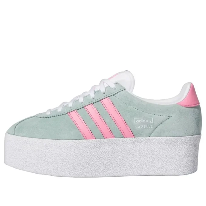 Adidas Gazelle up “Hazy Green Bliss Pink”
