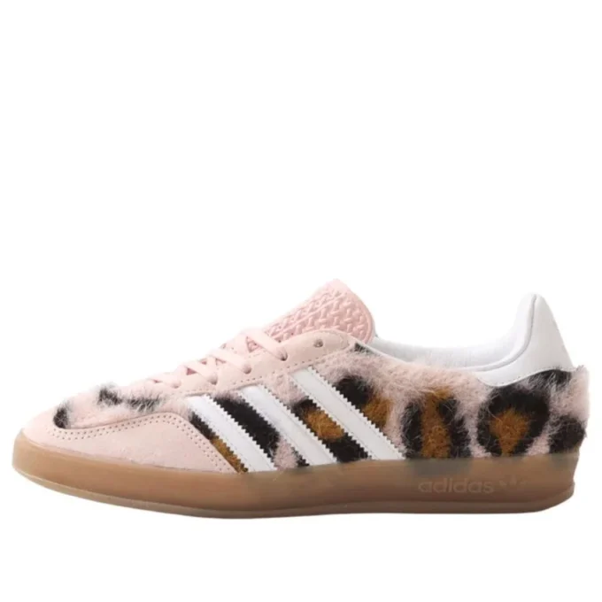 Adidas X Atmos Pink Gazelle Indoor “Trinity Leopard Sand Pink”