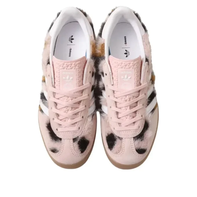 Adidas X Atmos Pink Gazelle Indoor “Trinity Leopard Sand Pink”