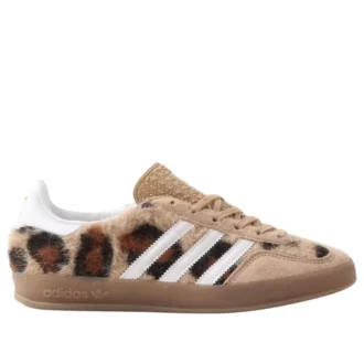 Adidas X Atmos Pink Gazelle Indoor “Trinity Leopard Warm Sandstone”